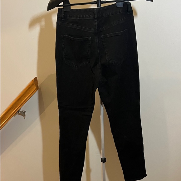 Express Women's Black Skinny Jeans - Size Medium 6/8/10 - Picture 3 of 4